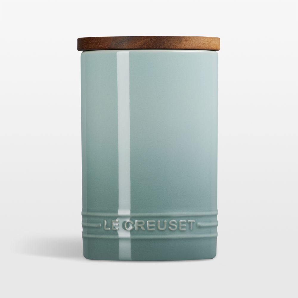 Le Creuset 26-Oz. Sea Salt Stoneware Canister