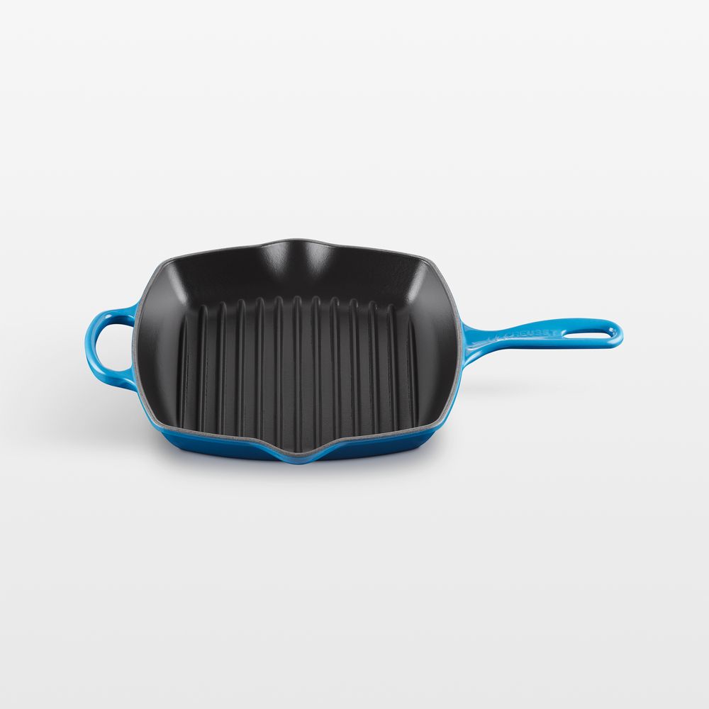 Le Creuset Signature 10.25" Marseille Enameled Cast Iron Square Grill Pan