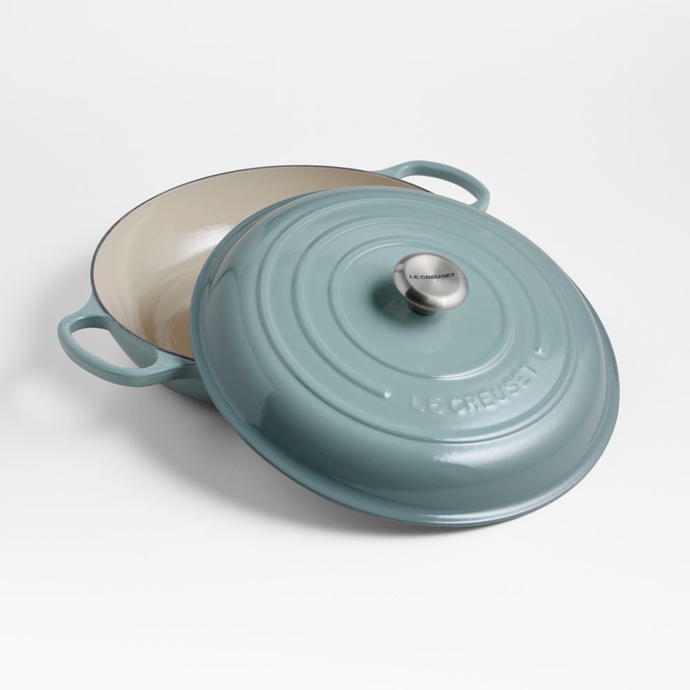 Le Creuset Signature 5-Qt. Sea Salt Enameled Cast Iron Braiser