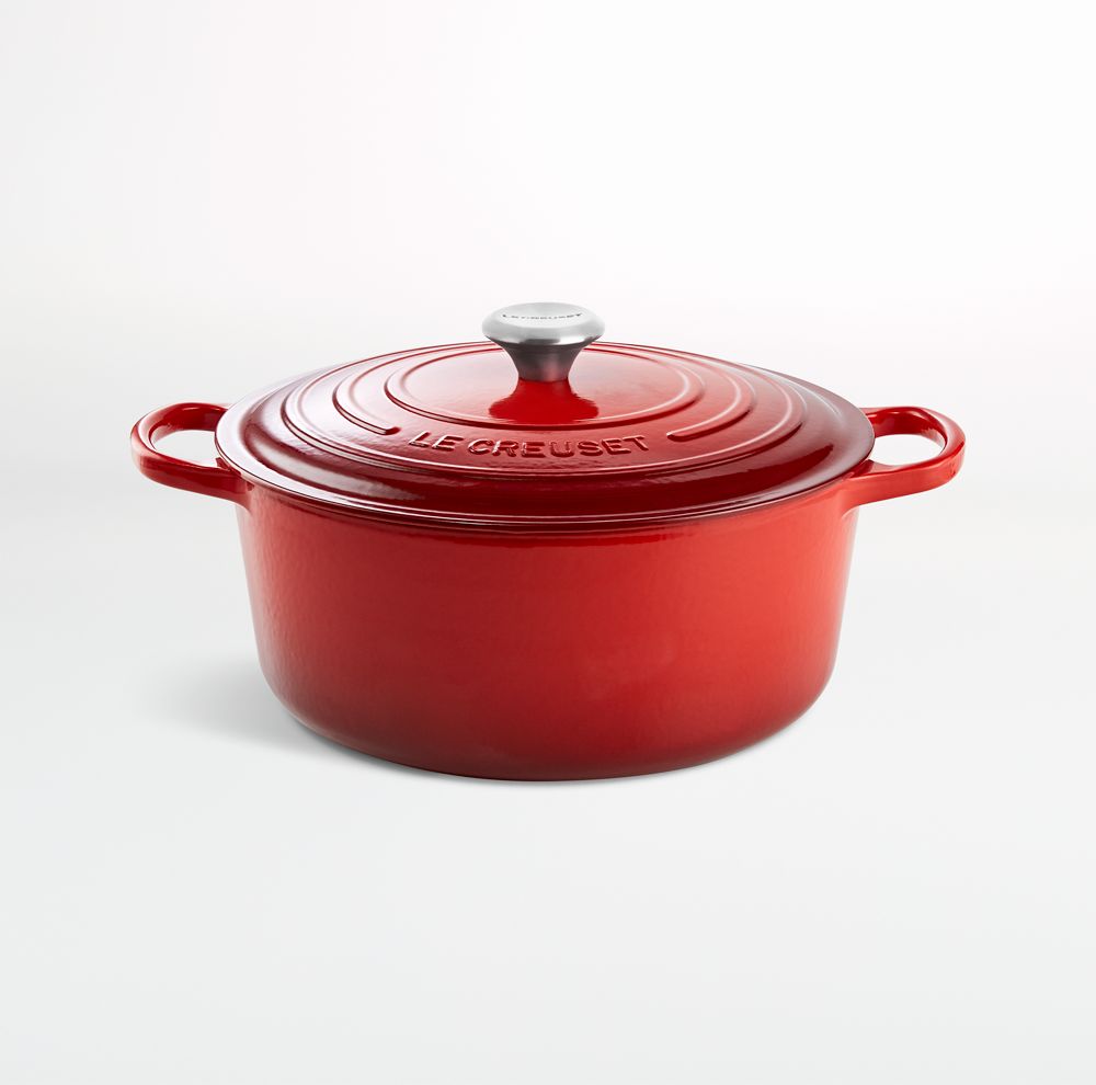 Le Creuset Signature 9-Qt. Cerise Enameled Cast Iron Dutch Oven