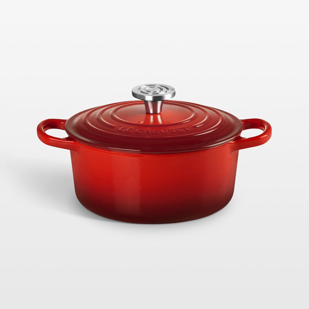 Le Creuset Signature 2-Qt. Cerise Enameled Cast Iron Round Dutch Oven