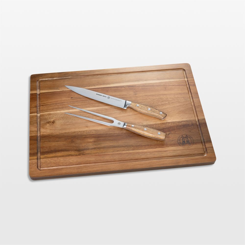Schmidt Brothers 3-Piece Carving and Cutting Board Set