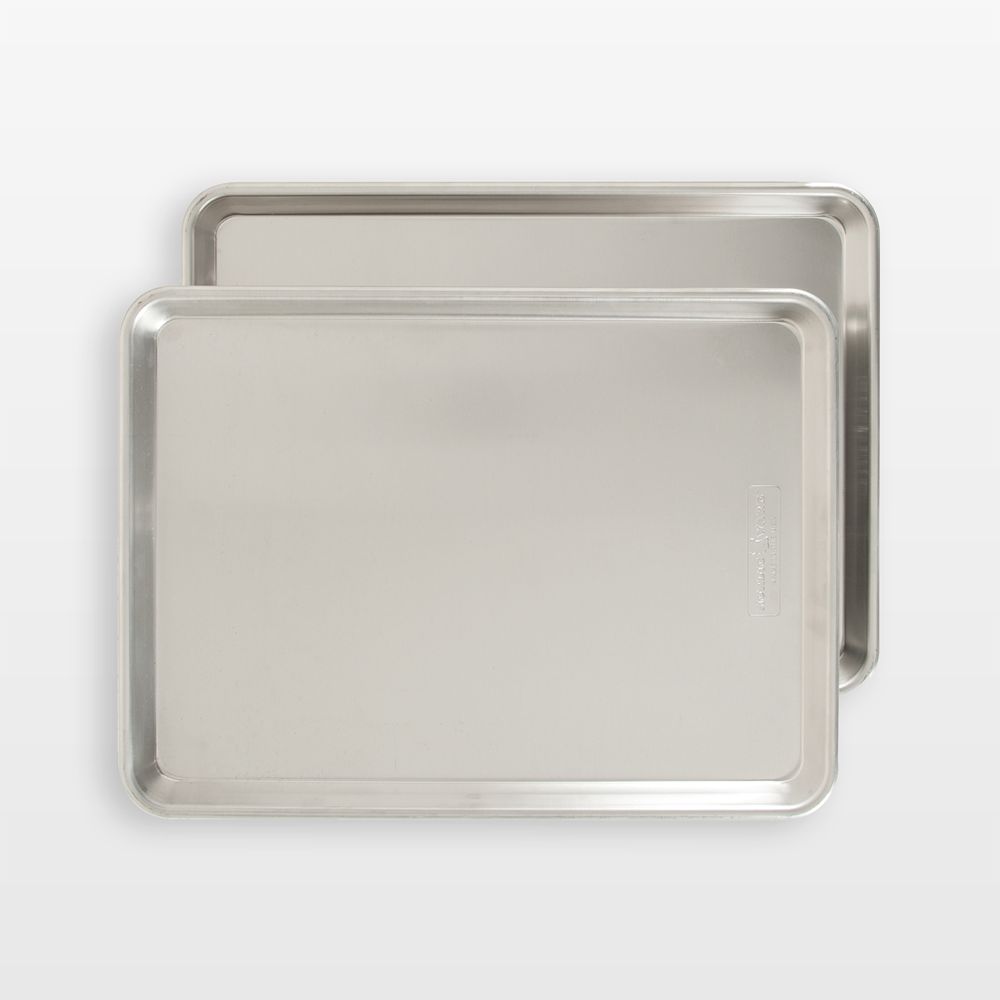 Nordic Ware Naturals Half Sheet Baking Sheet Pan, Set of 2 13x18"