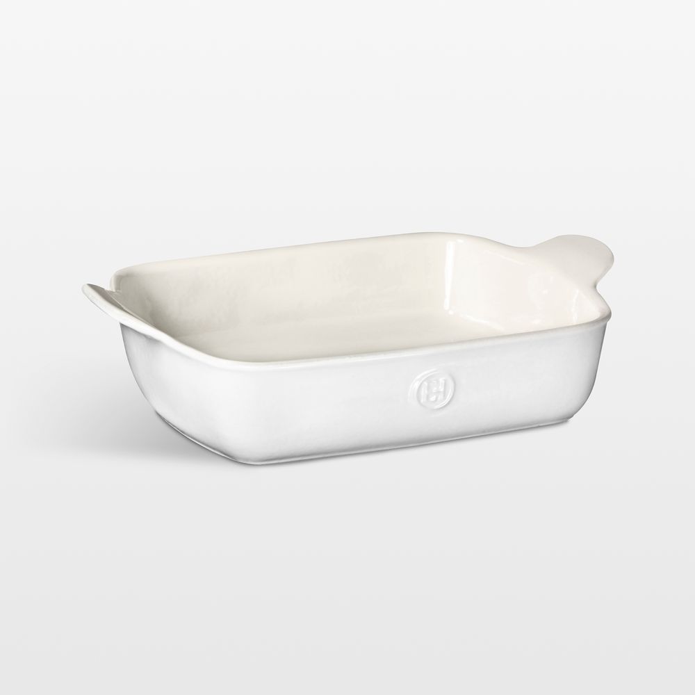 Emile Henry Sugar 11x8 Rectangular Baker with Handles