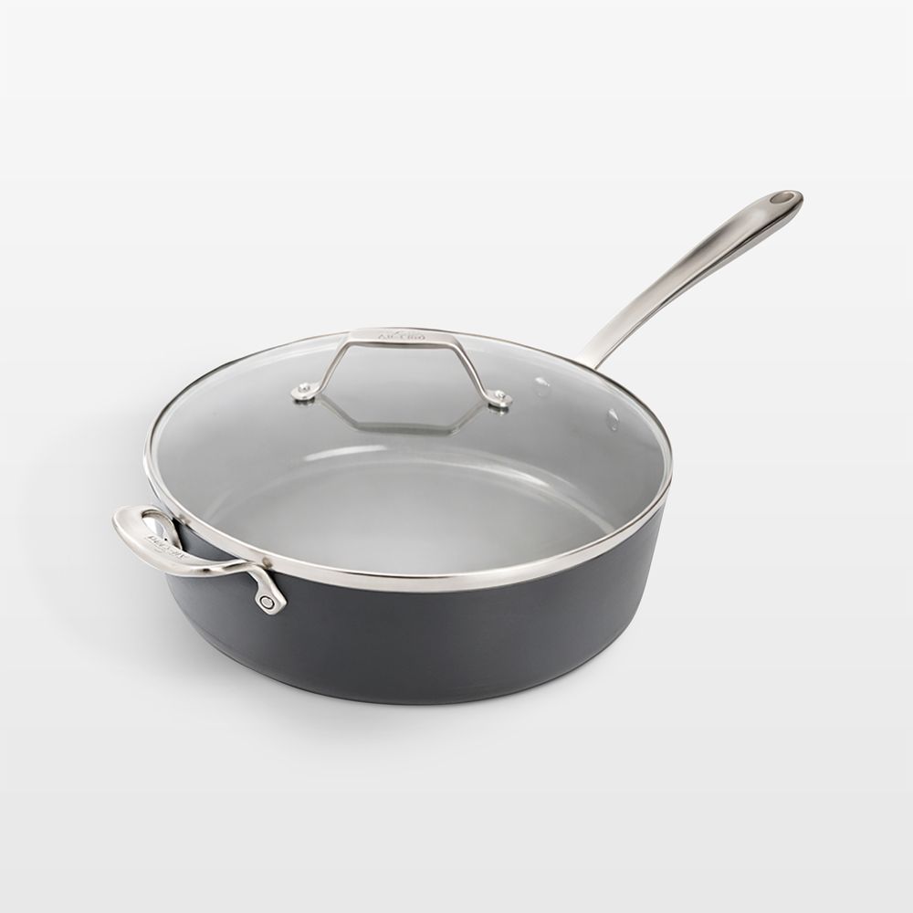 All-Clad HA1 Ceramic Nonstick 6-Qt. Saute with Lid