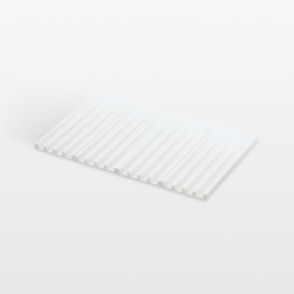 Yamazaki White Silicone Foldable Drainer Tray