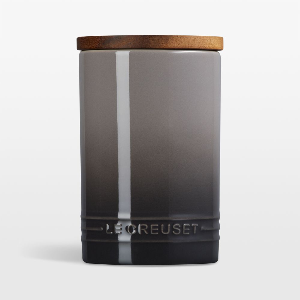 Le Creuset 26-Oz. Oyster Stoneware Canister