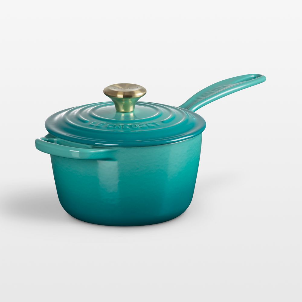 Le Creuset Signature 1.75-Qt. Riviera Enameled Cast Iron Sauce Pan