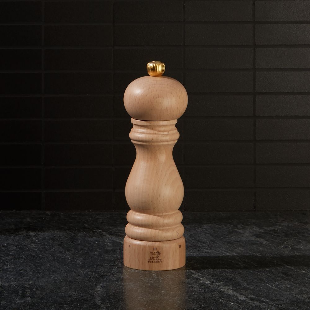 Peugeot Paris 7" Natural Salt and Pepper Mills