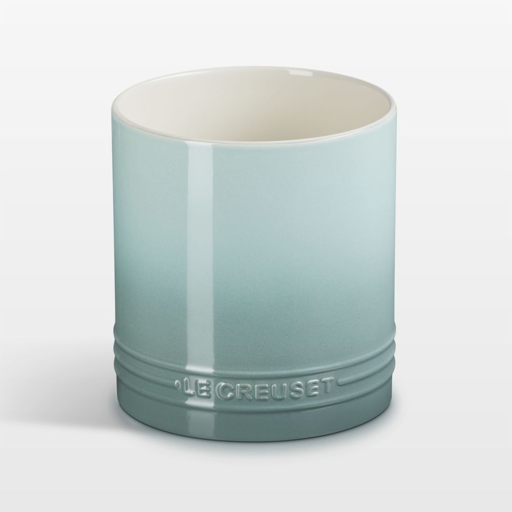 Le Creuset Sea Salt 40-Oz. Stoneware Utensil Crock