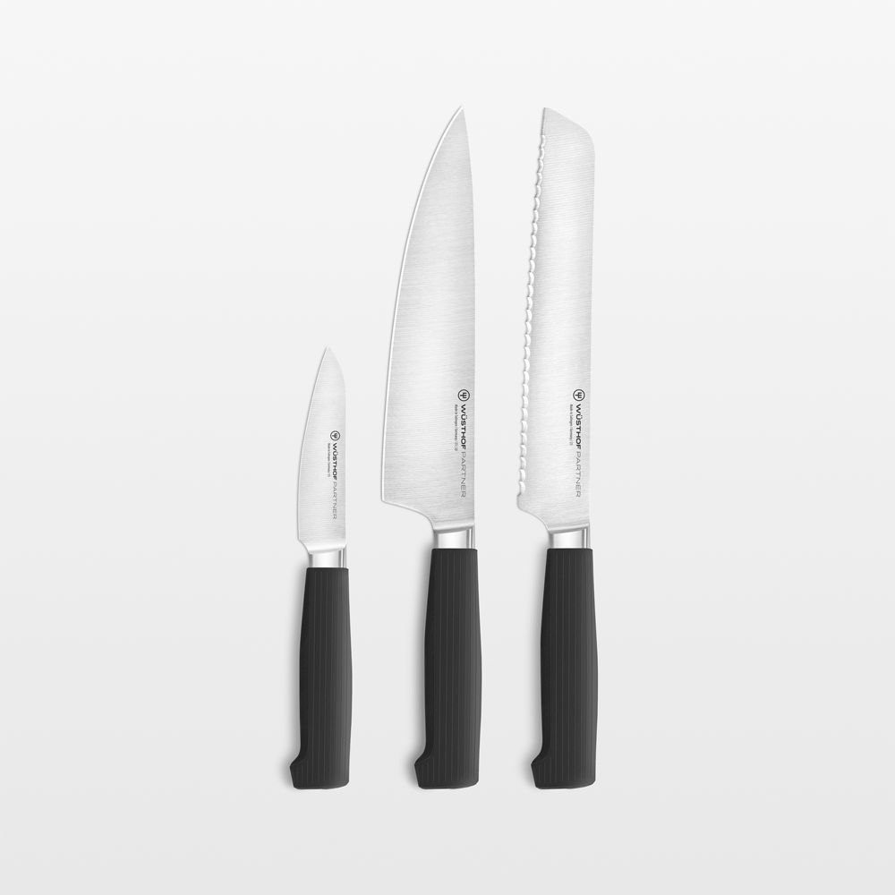 Wusthof Partner 3-Piece Chef's, Paring & Bread Knife Set