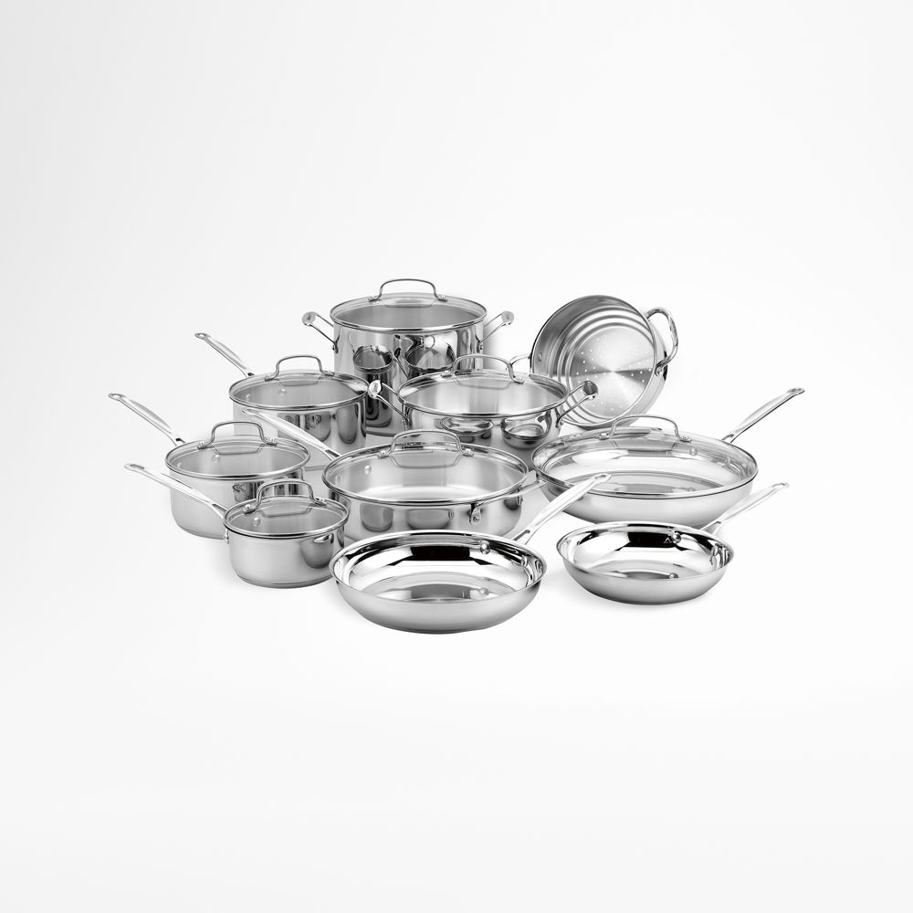Cuisinart Chef's Classic Stainless Steel 17-Piece Cookware Set