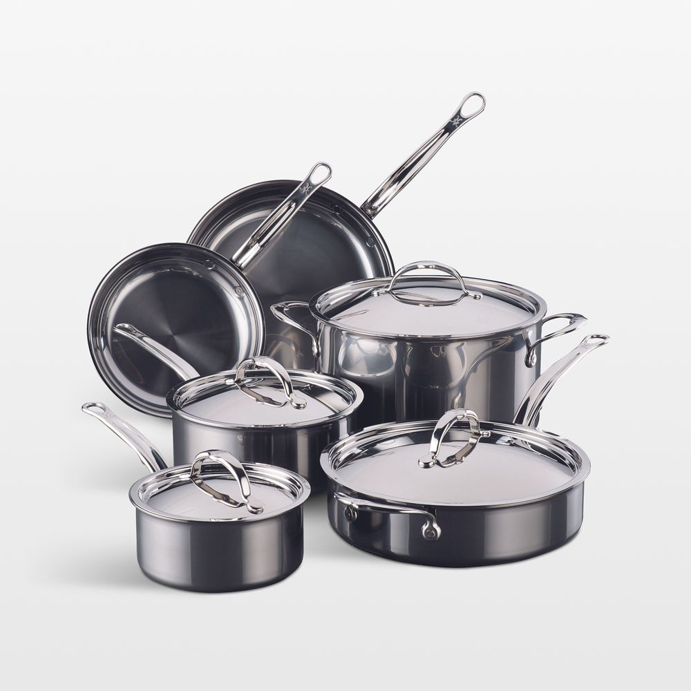Hestan NanoBond Stainless Steel 10-Piece Cookware Set