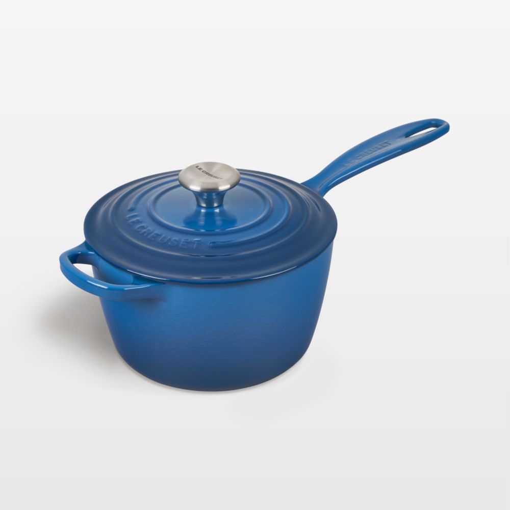 Le Creuset Signature 2.25-Qt. Marseille Enameled Cast Iron Saucepan