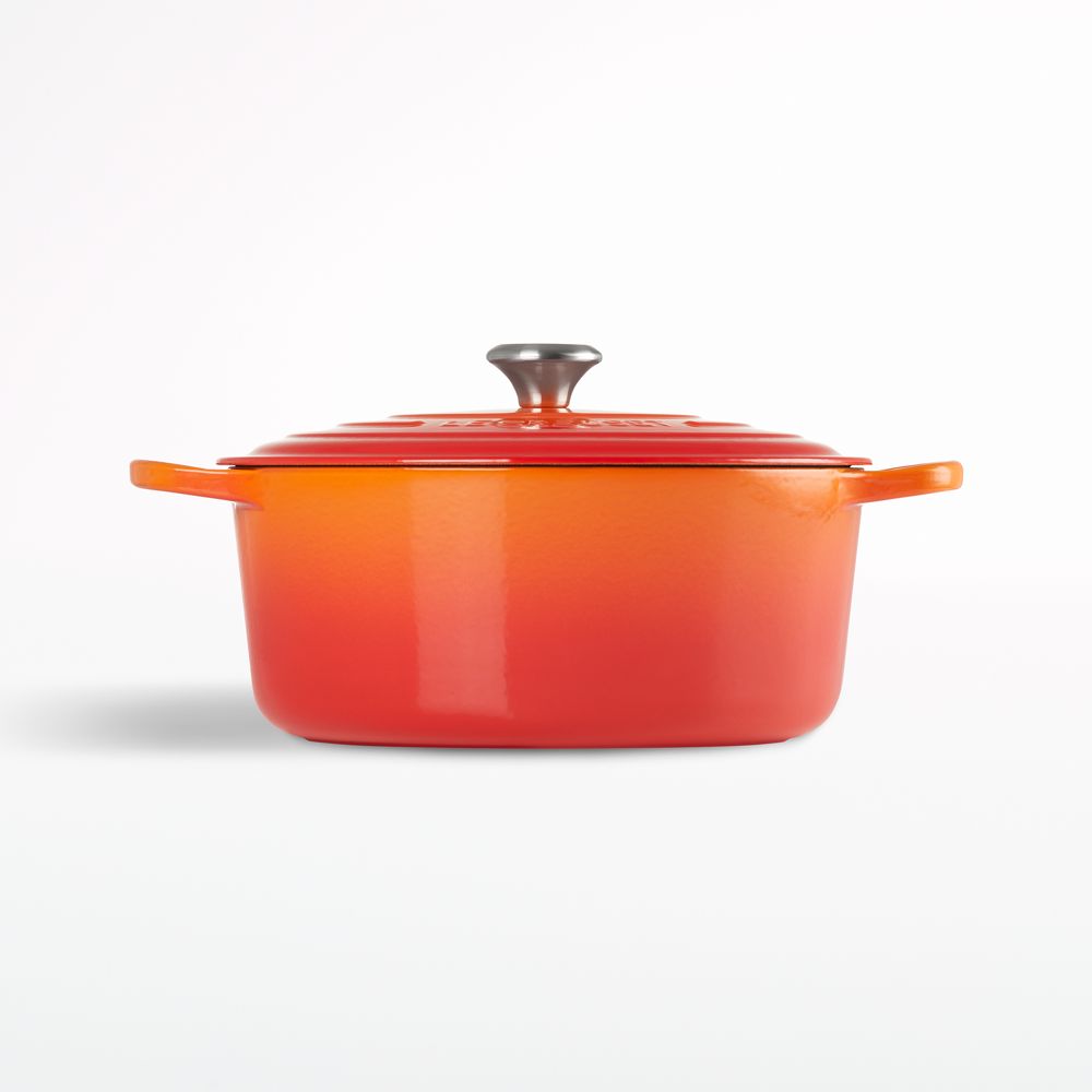 Le Creuset Signature 9-Qt. Flame Enameled Cast Iron Round Dutch Oven