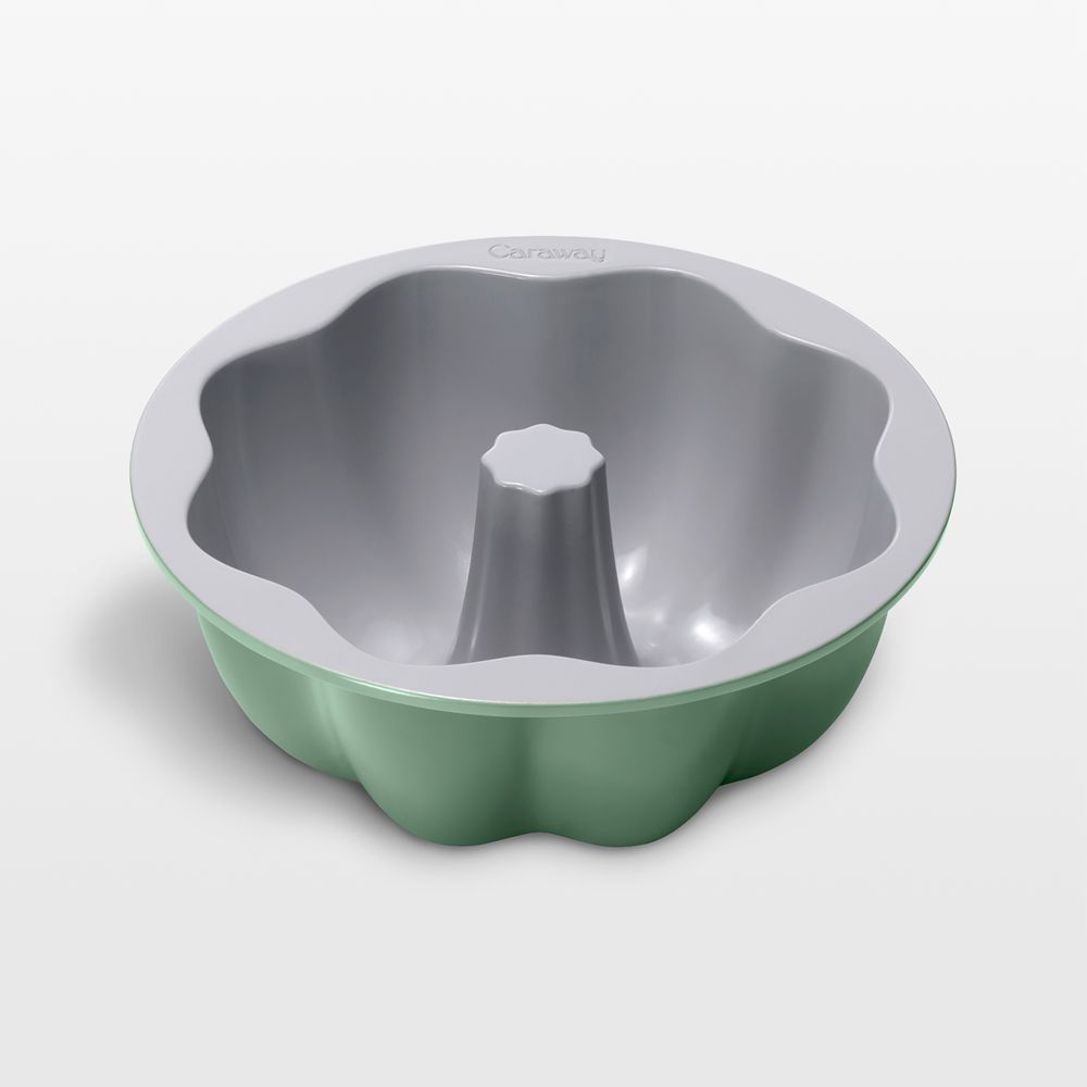 Caraway Sage 9.5" Ceramic Nonstick Fluted Cake Pan