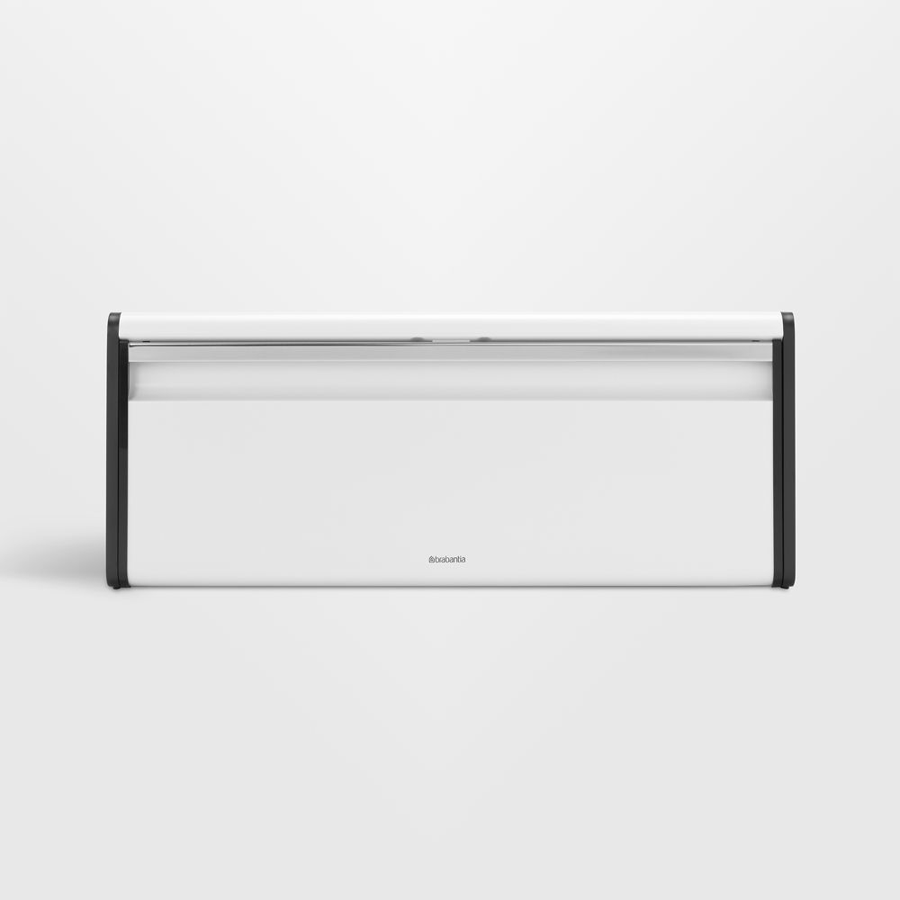 Brabantia Fall Front Bread Box, White