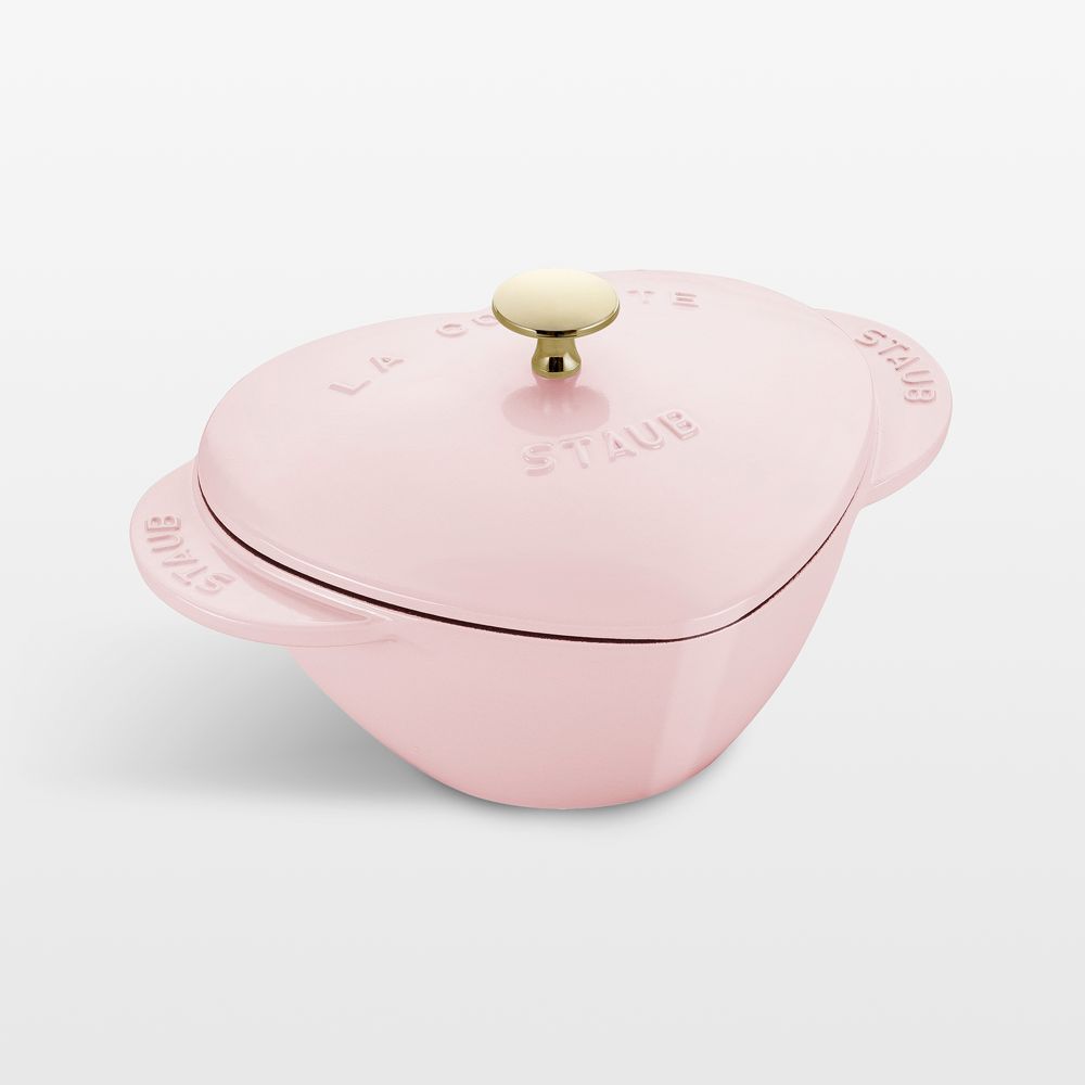 Staub 1.75-Qt. Peony Heart Cocotte