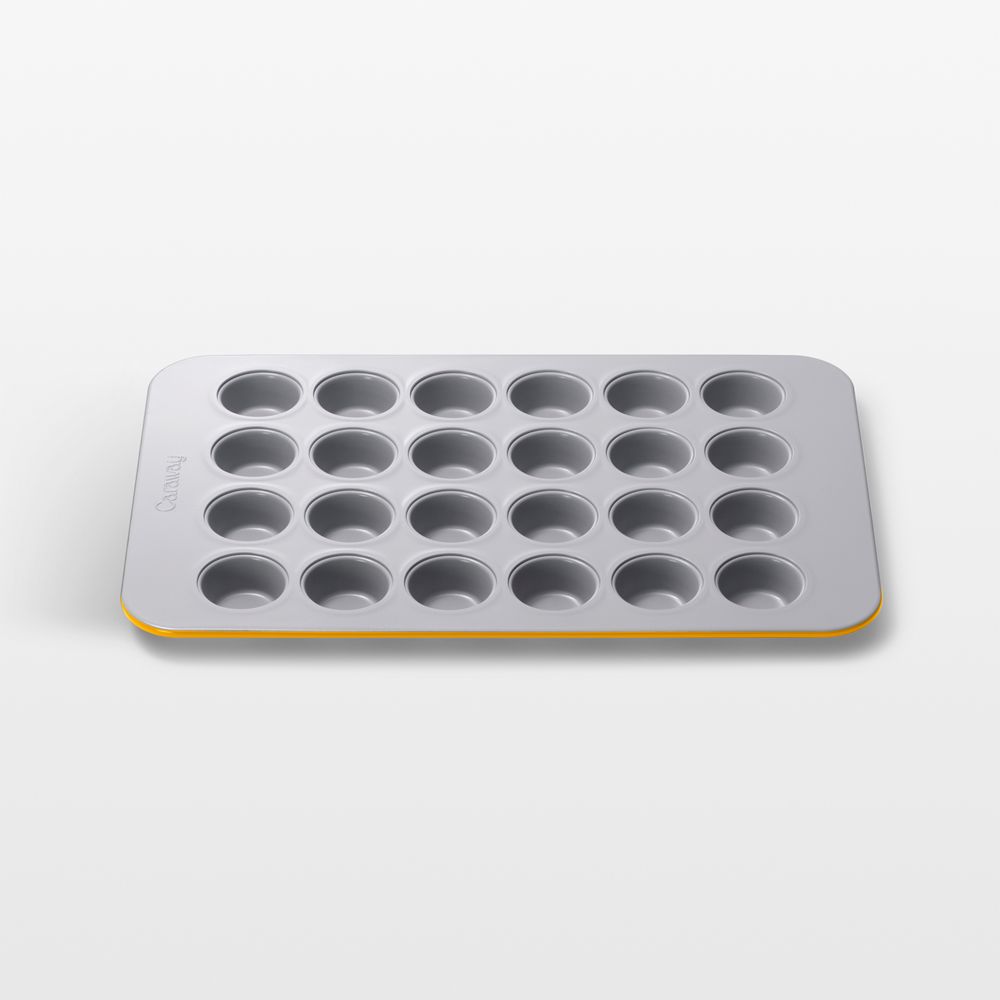 Caraway Marigold 24-Cup Ceramic Nonstick Mini Muffin Pan