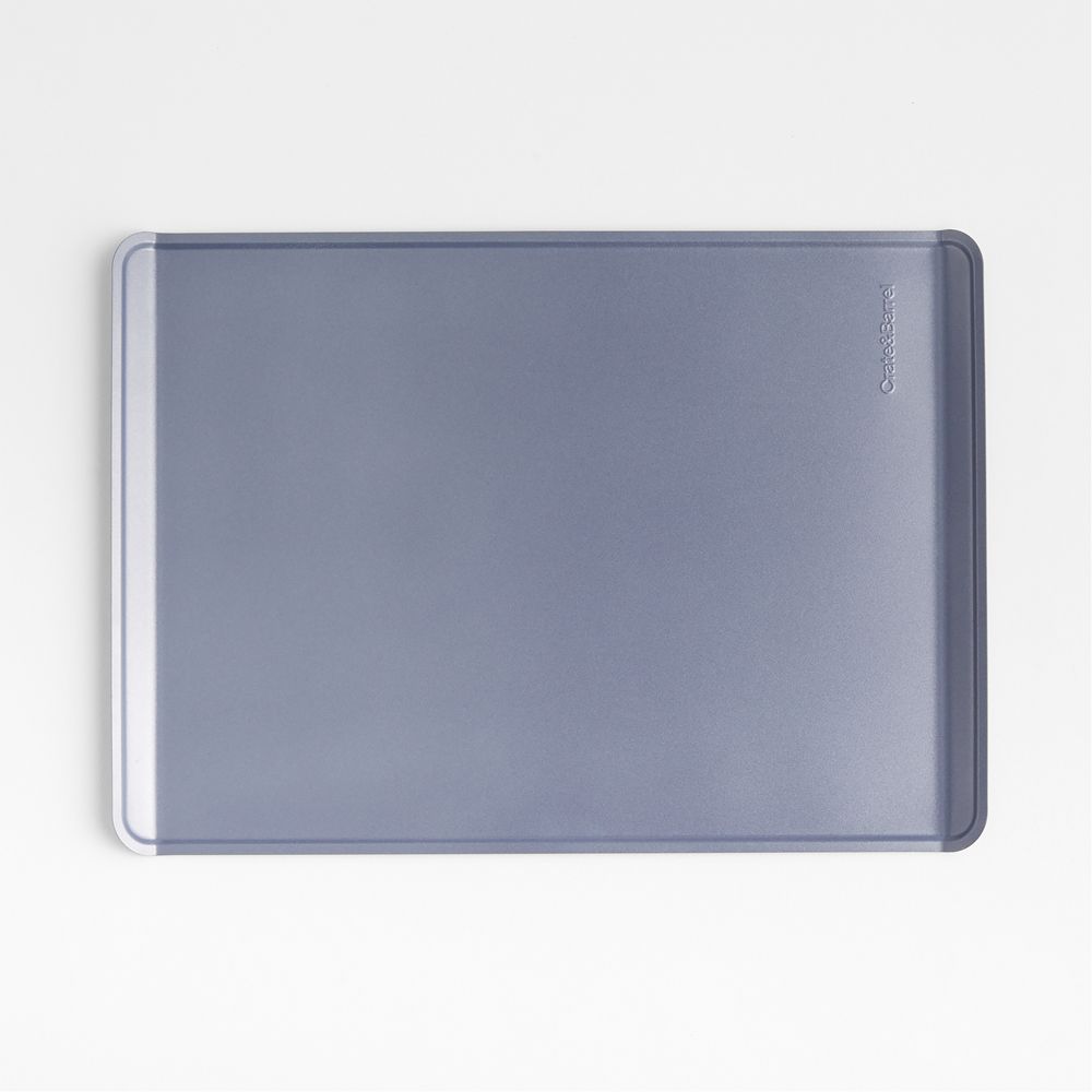 Crate & Barrel Slate Blue Silicone Nonstick Cookie Sheet