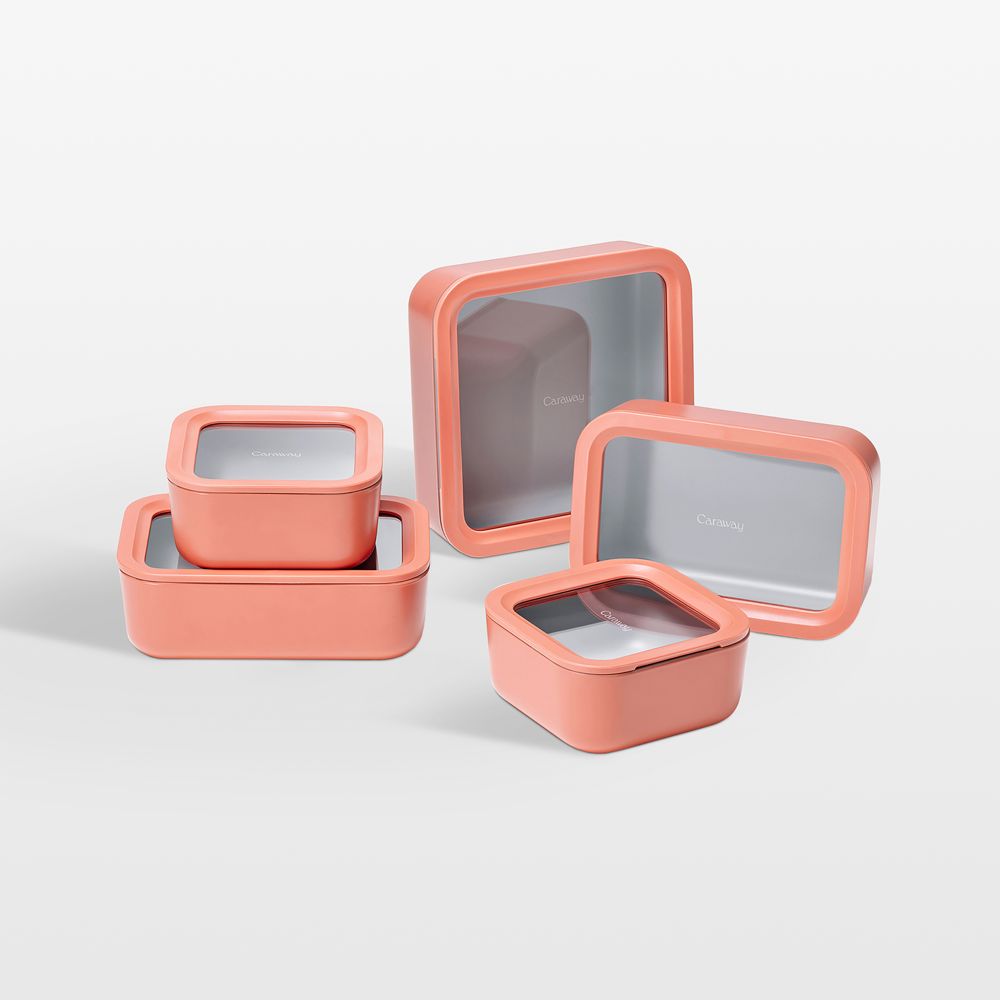 Caraway Perracotta 13-Piece Glass Food Storage Set