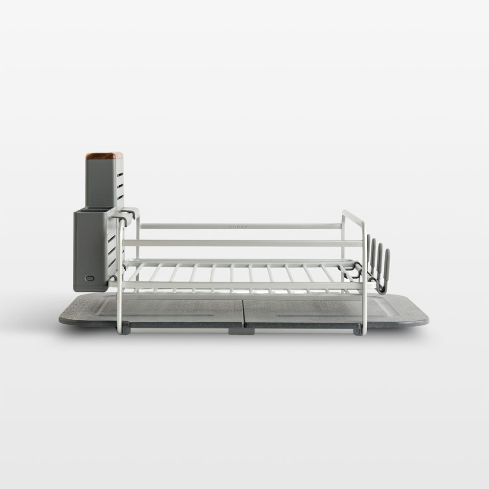 Dorai Home Dish Rack with Drying Stone in Slate
