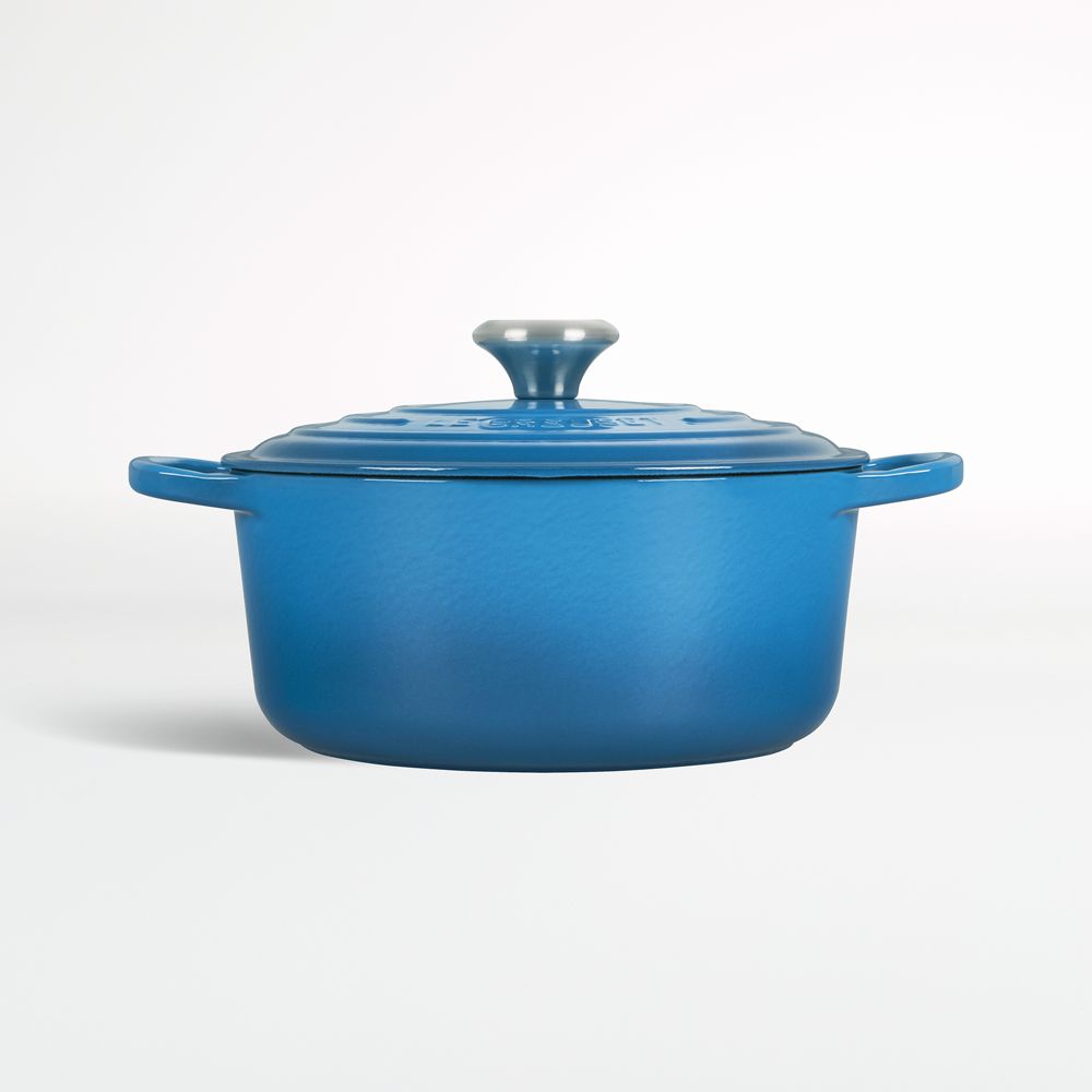 Le Creuset Signature 4.5-Qt. Marseille Enameled Cast Iron Round Dutch Oven