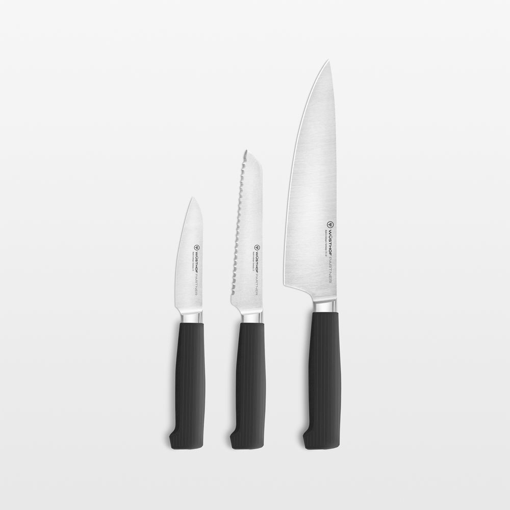 Wusthof Partner 3-Piece Chef's, Paring & Utility Knife Set