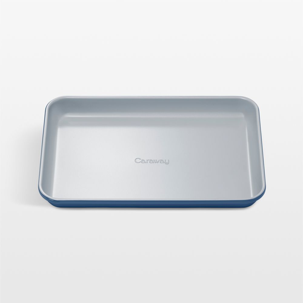 Caraway Navy Ceramic Nonstick Mini Baking Sheet