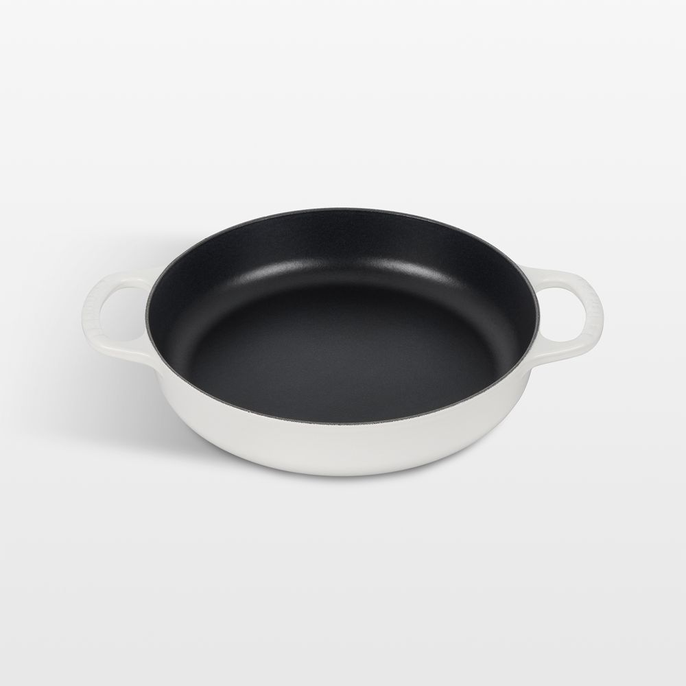 Le Creuset Signature 11" White Enameled Cast Iron Everyday Pan