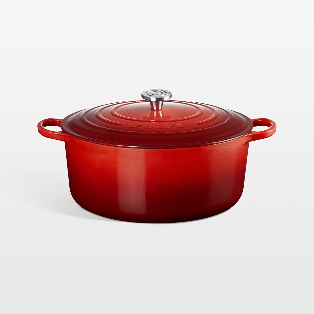 Le Creuset Signature 13.25-Qt. Cerise Enameled Cast Iron Round Dutch Oven