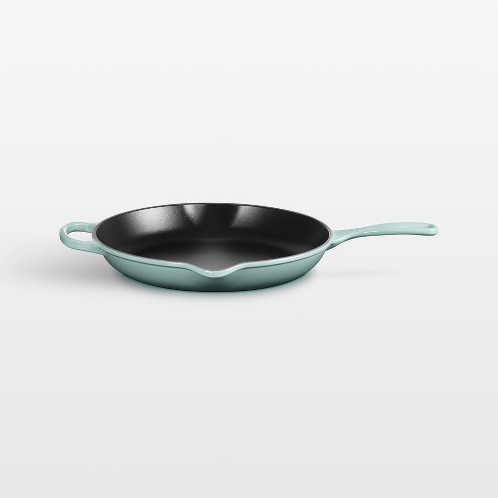 Le Creuset Signature 11.75" Sea Salt Enameled Cast Iron Skillet