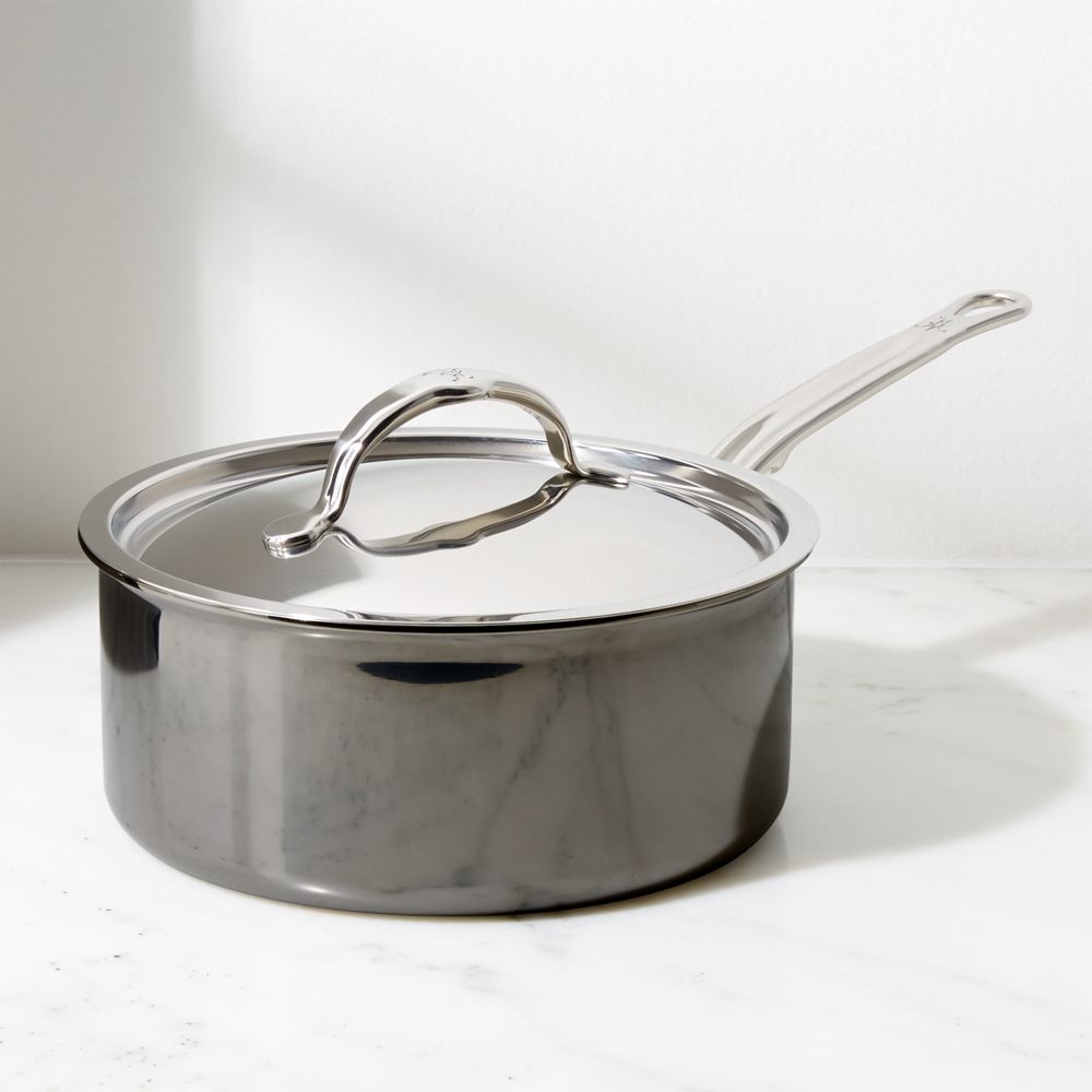 Hestan NanoBond Stainless Steel 3-Qt. Saucepan with Lid