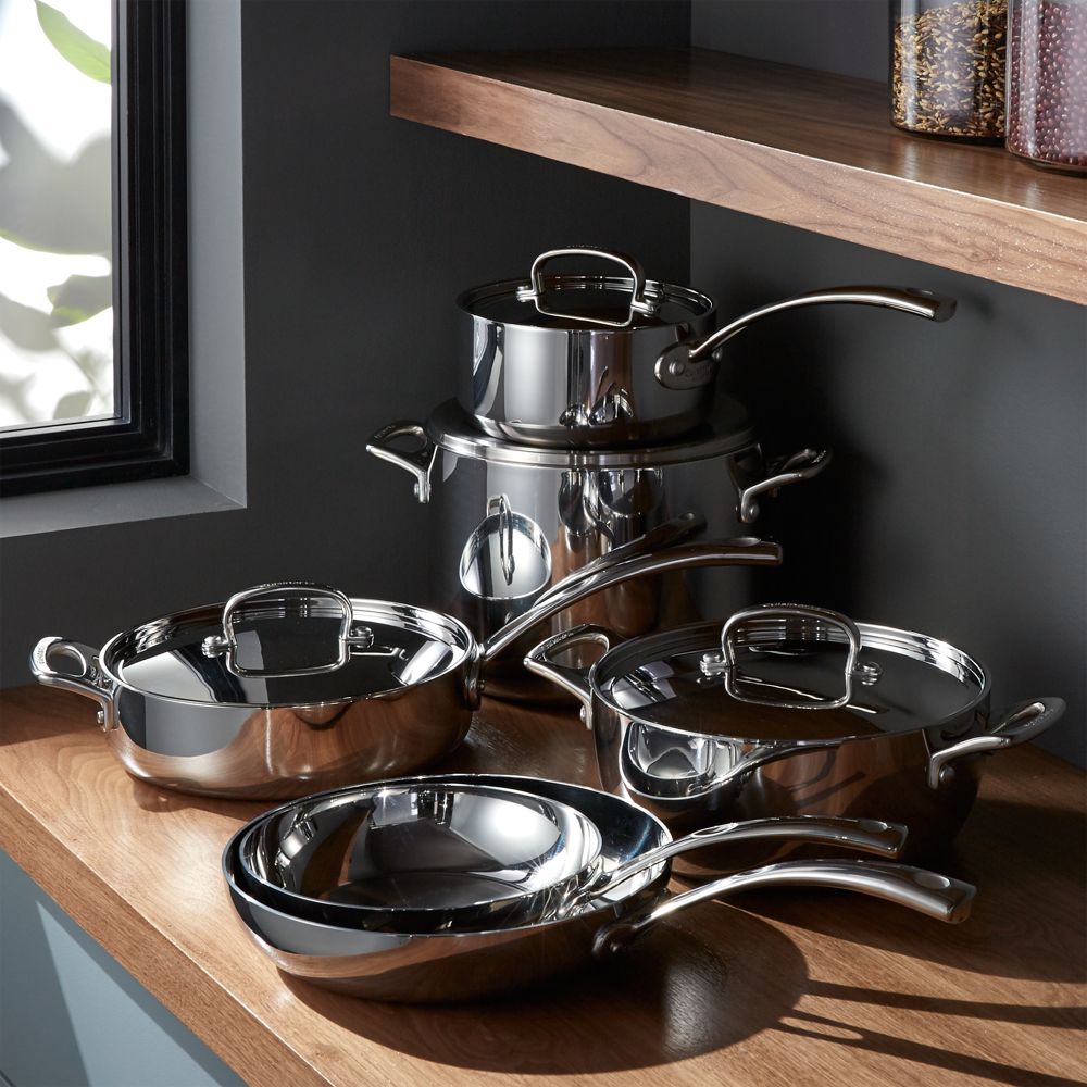 Cuisinart French Classic Tri-Ply Stainless Steel 10-Piece Cookware Set