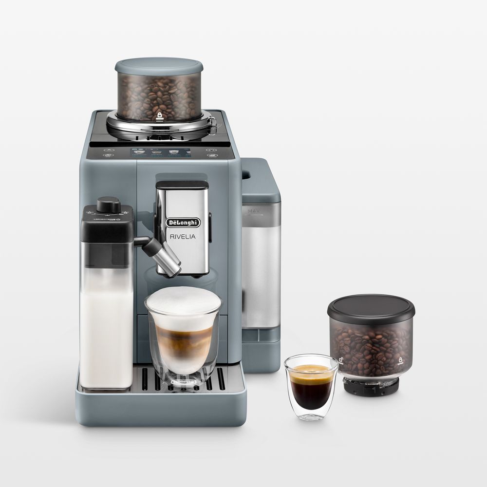 De'Longhi Rivelia Fully Automatic Espresso Machine in Grey