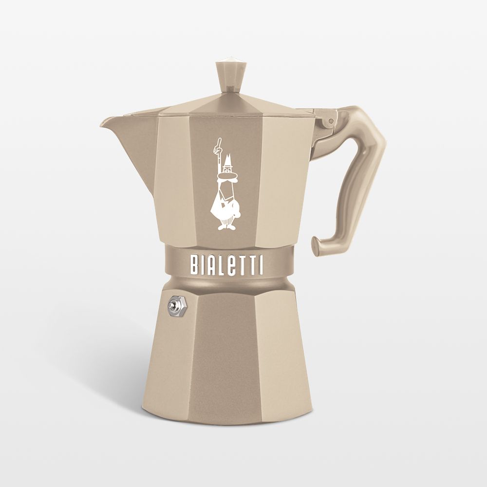 Bialetti Moka Induction 6-Cup Espresso Maker in Sand