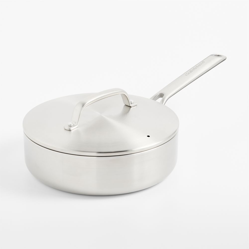 Crate & Barrel EvenCook Stainless 3.25-Qt. Stainless Steel Saute Pan