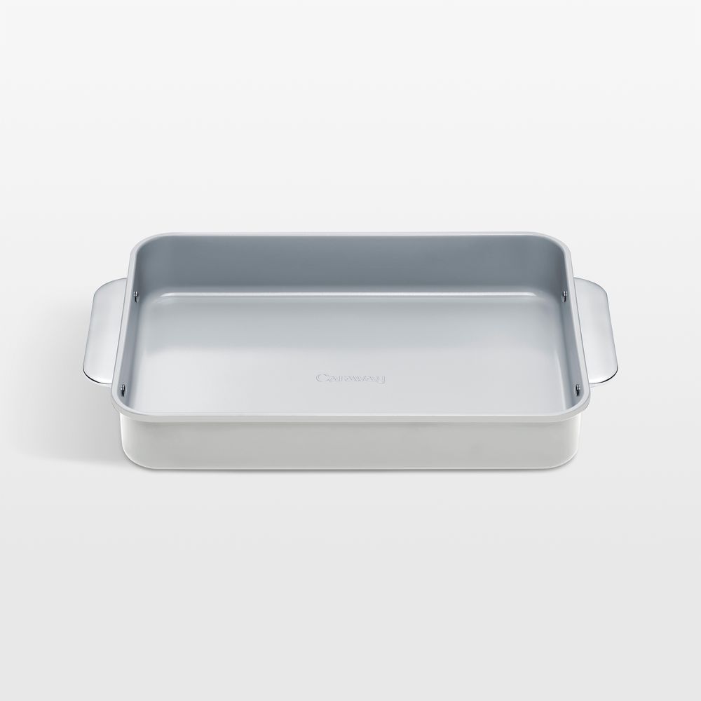 Caraway Grey Ceramic Nonstick Rectangle Pan with Handles