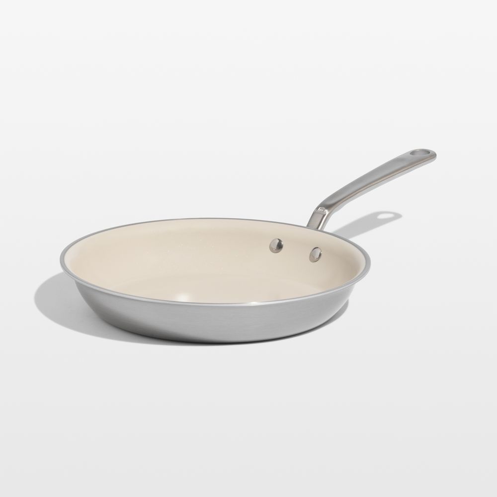 Made In CeramiClad Nonstick Sand 10" Fry Pan with Stainless Steel Hardware