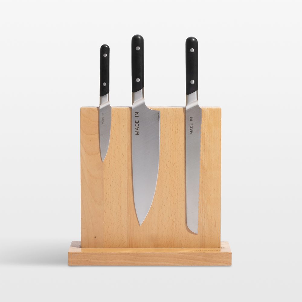 Made In Truffle Black 3-Piece Knife Block Set