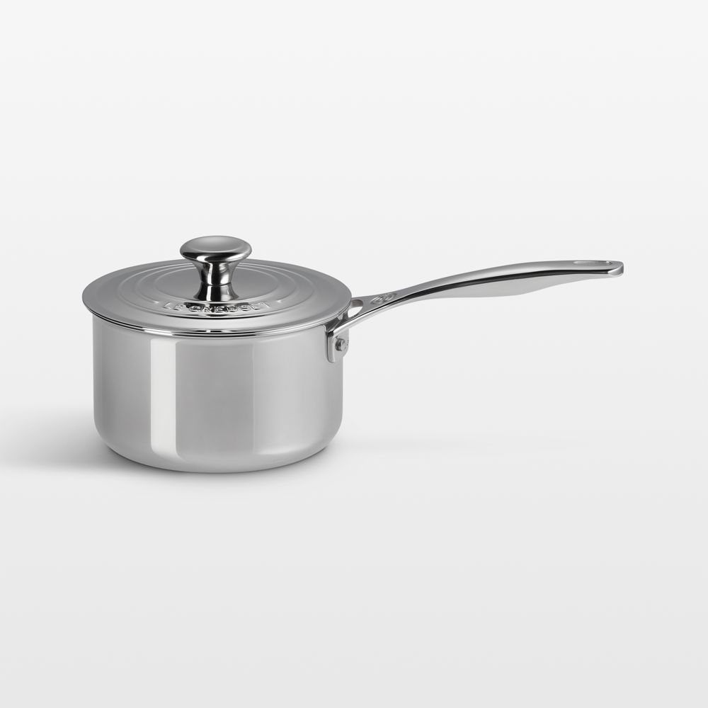 Le Creuset Signature Stainless Steel 2-Qt. Saucepan with Lid