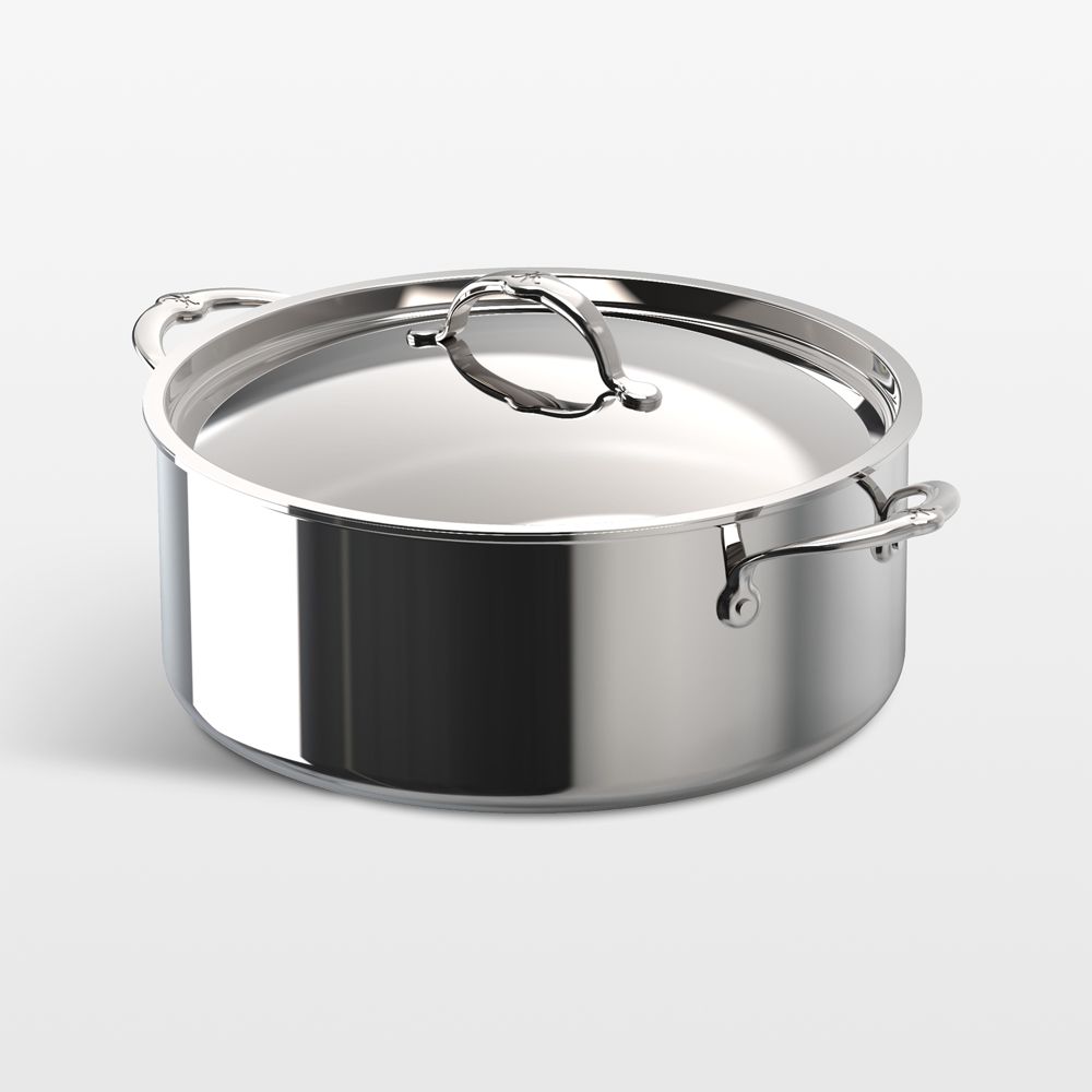 Hestan Probond Luxe 9-Qt. Stainless Steel Rondeau with Lid