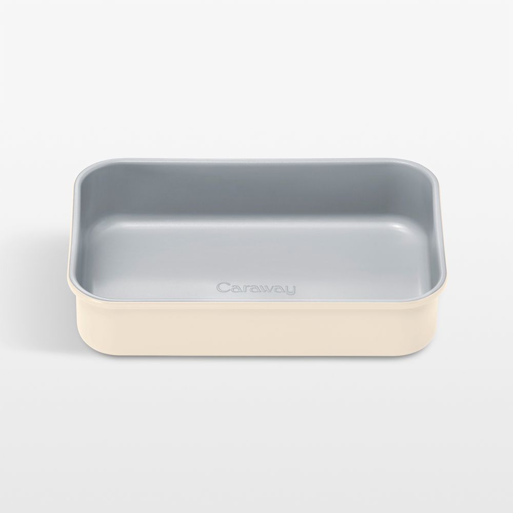 Caraway Cream Ceramic Nonstick Mini Rectangular Baking Pan