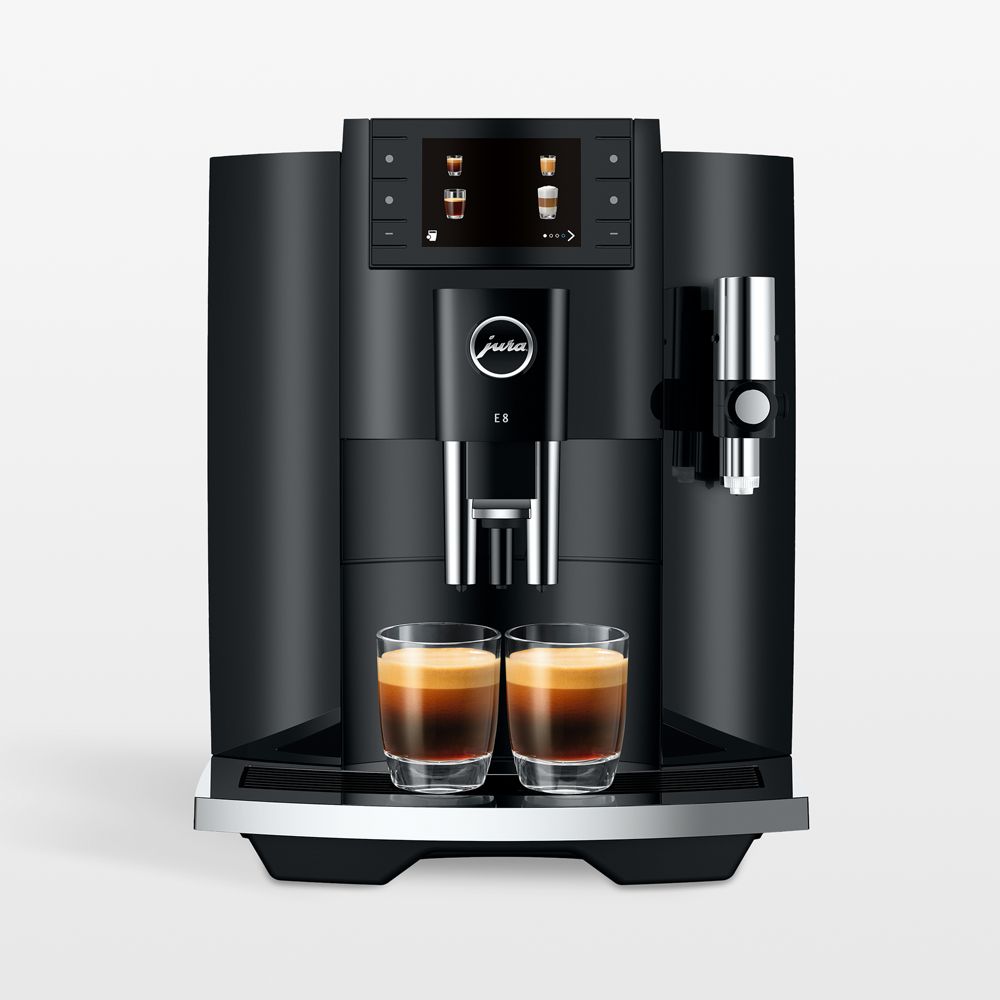 JURA E8 Automatic Espresso Machine in Piano Black