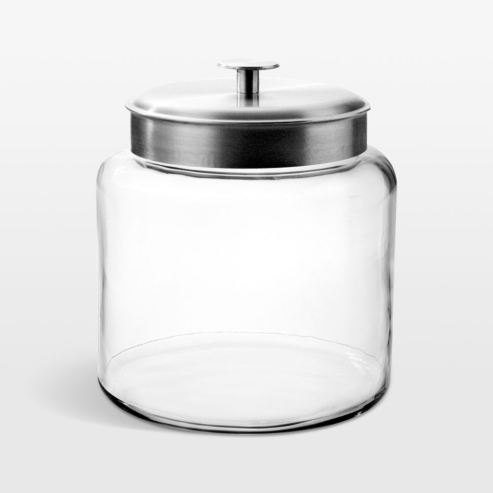 Anchor Hocking 1.5-Gallon Montana Glass Jar with Brushed Aluminum Lid