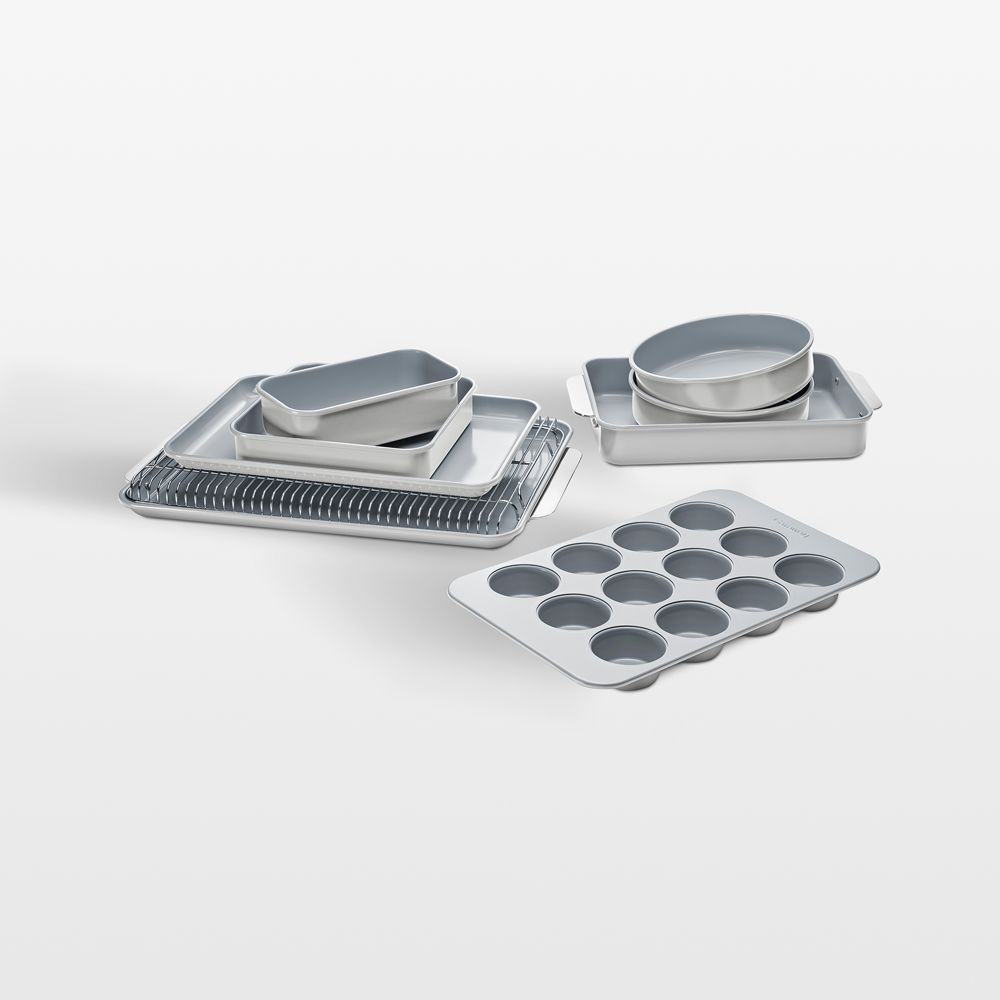 Caraway Grey Non-Toxic Ceramic Nonstick 11-Piece Mega Bakeware Set