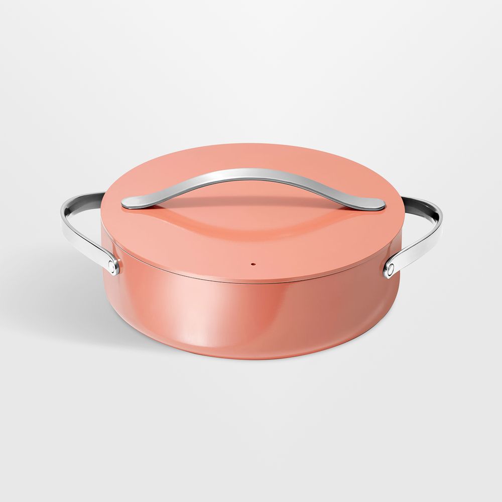 Caraway Cookware Plus 6-Qt. Perracotta Ceramic Nonstick Rondeau Pan