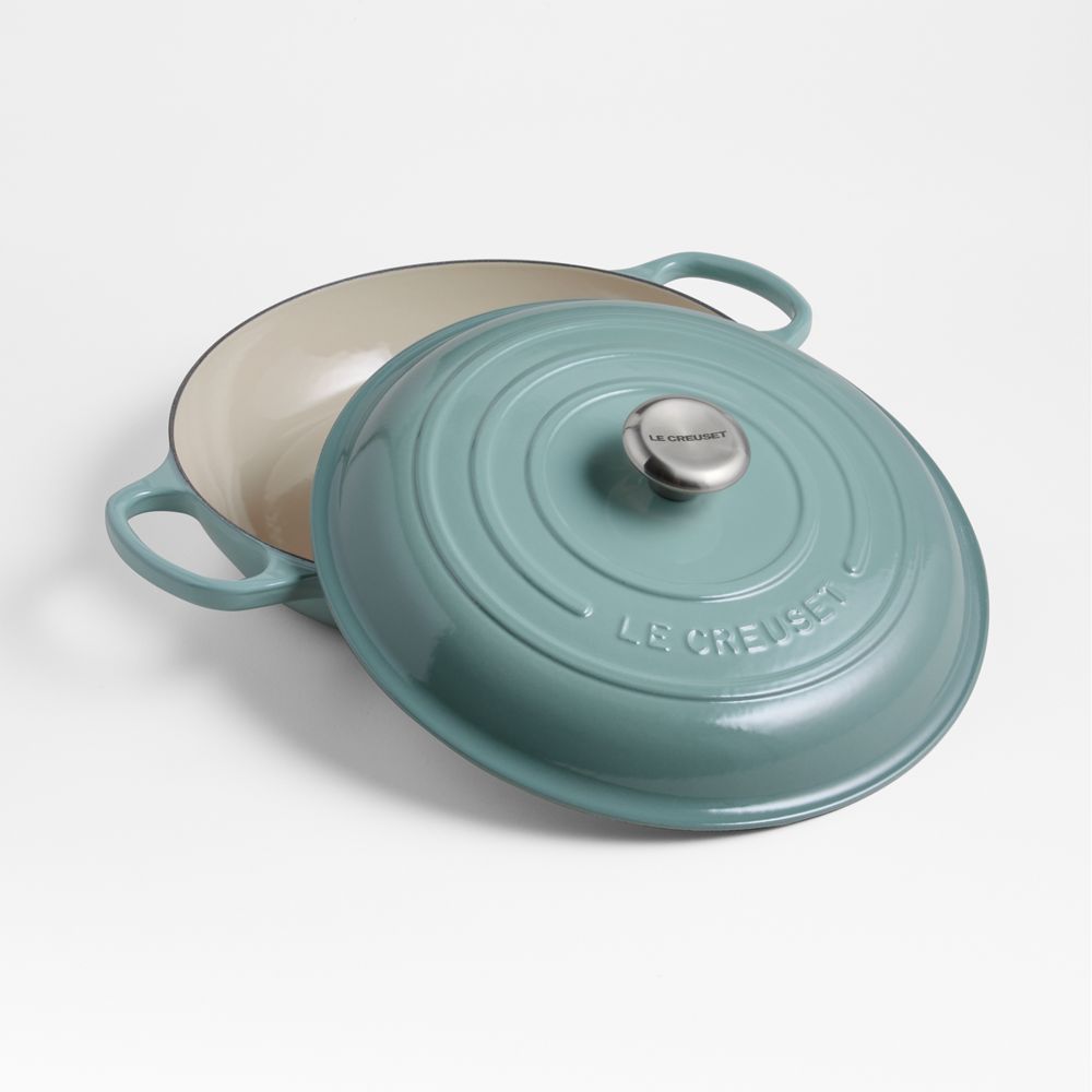 Le Creuset Signature 3.5-Qt. Sea Salt Enameled Cast Iron Braiser