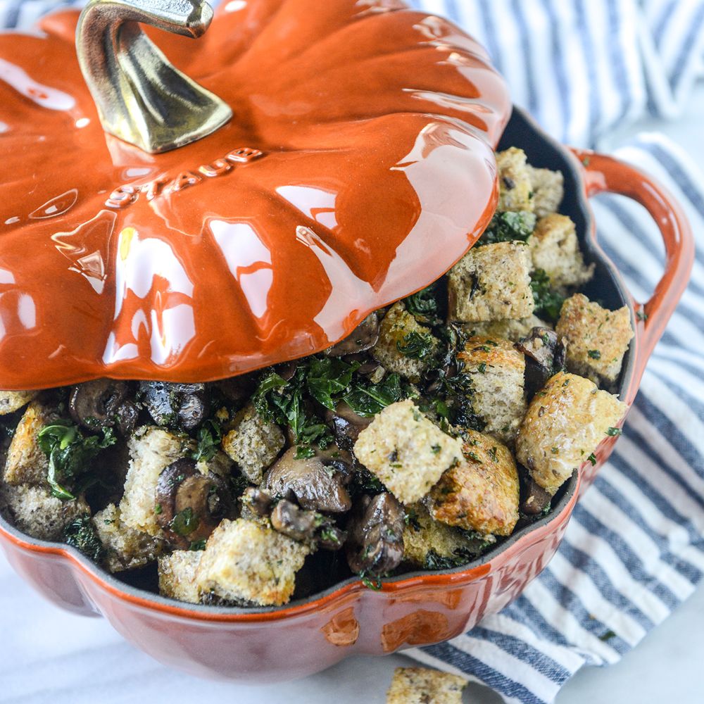 Alternative view of Staub 3.5-qt Enamel Cast Iron Pumpkin Cocotte
