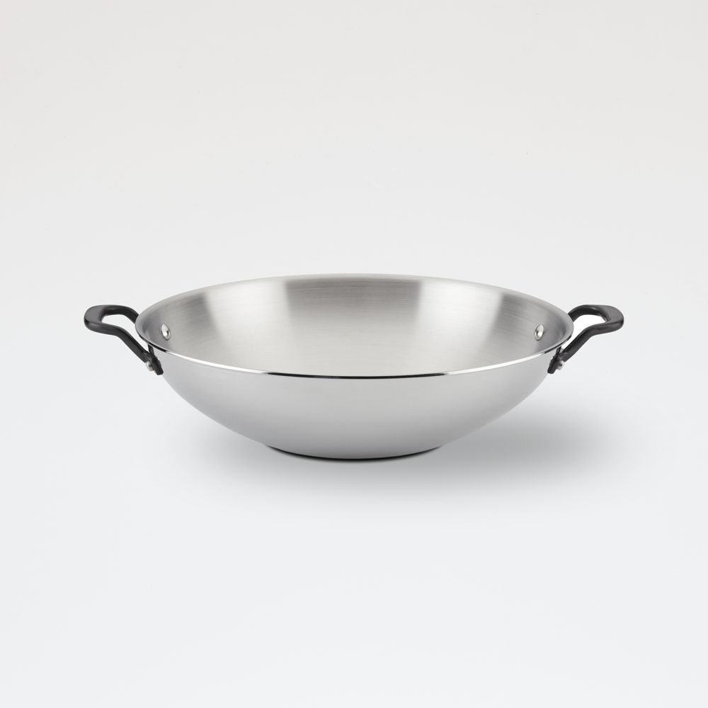 KitchenAid Stainless Steel 5-Ply 15" Open Wok